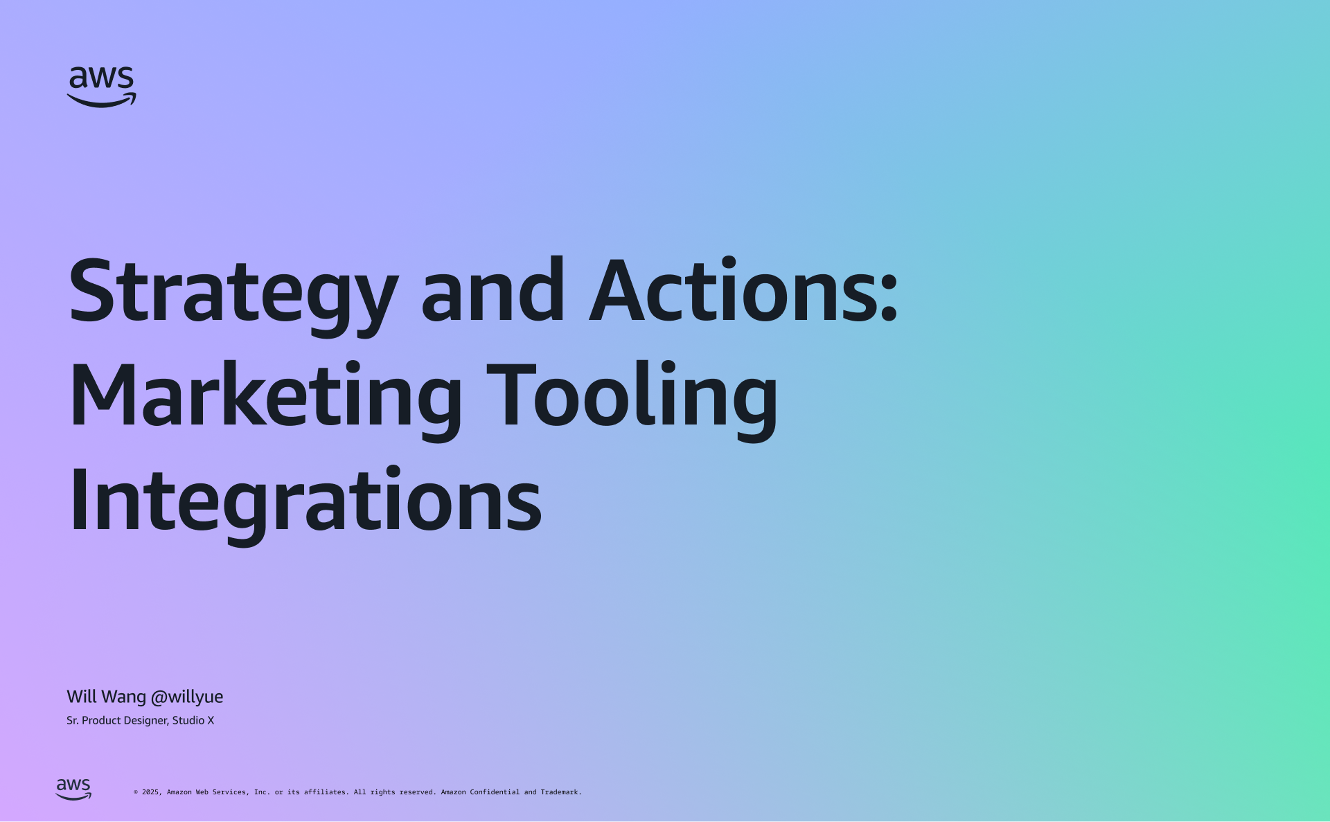 AWS Campaign Tooling Integrations